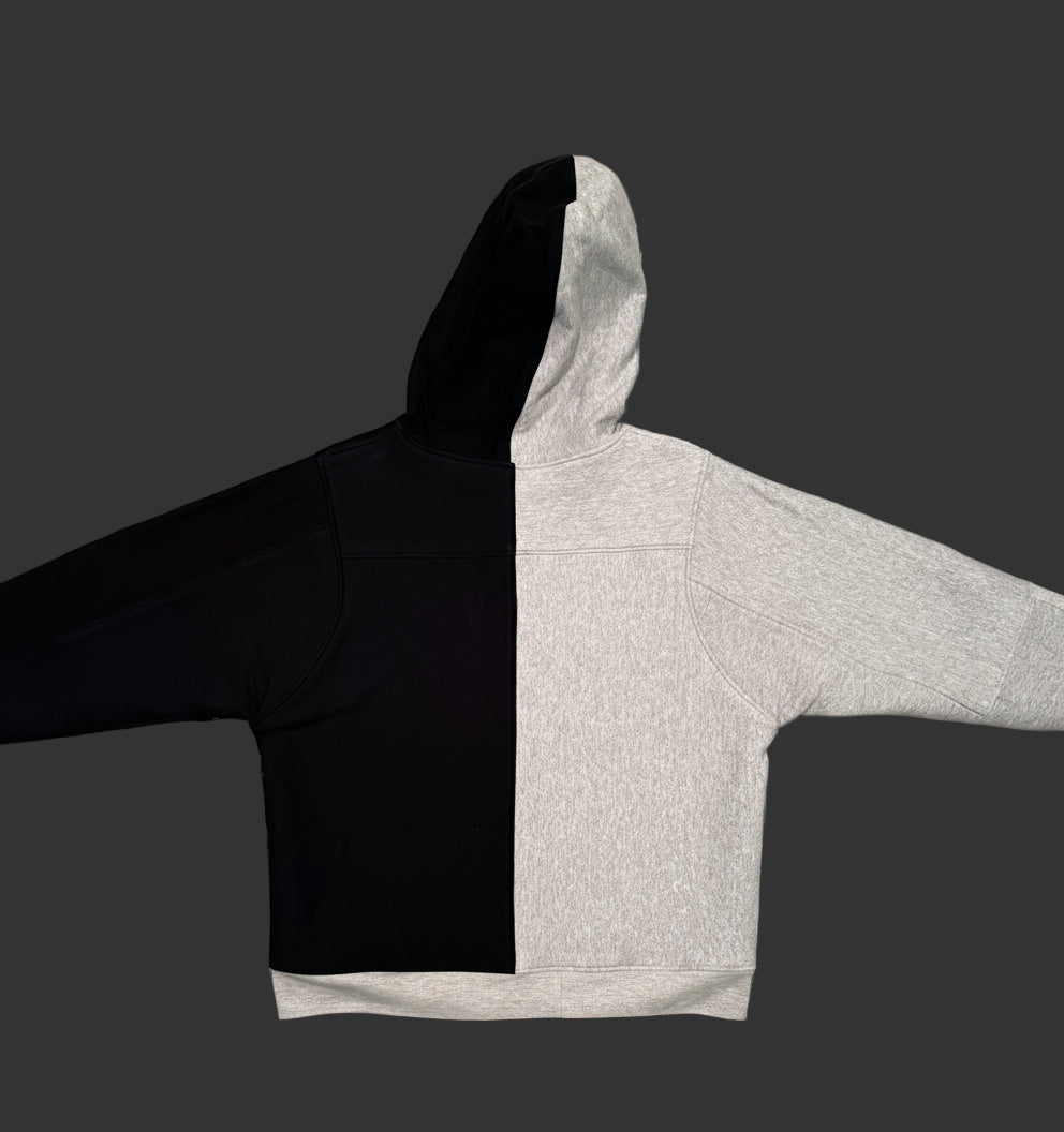 Third Supply Upcycled Black and Grey Scrap Jacket