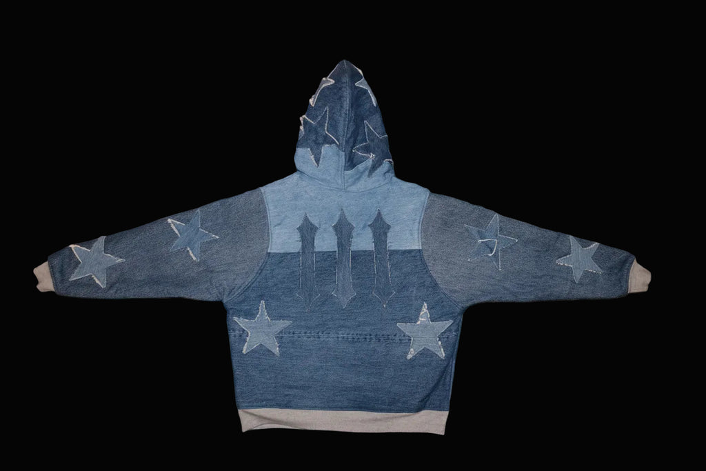 Third Supply Star Denim Upcycled Jacket