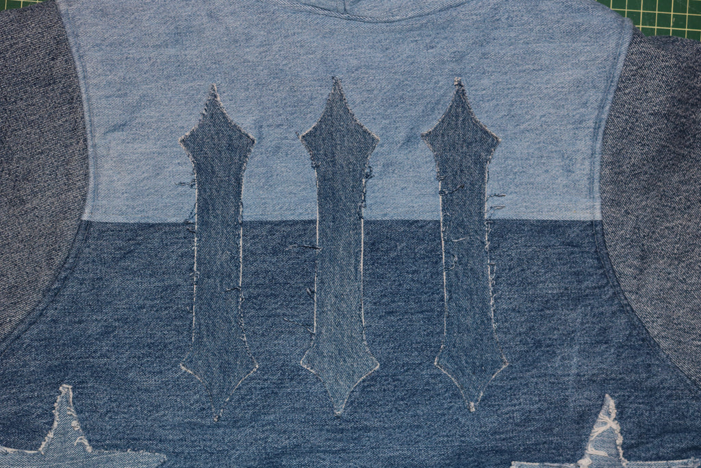 Third Supply Star Denim Upcycled Jacket