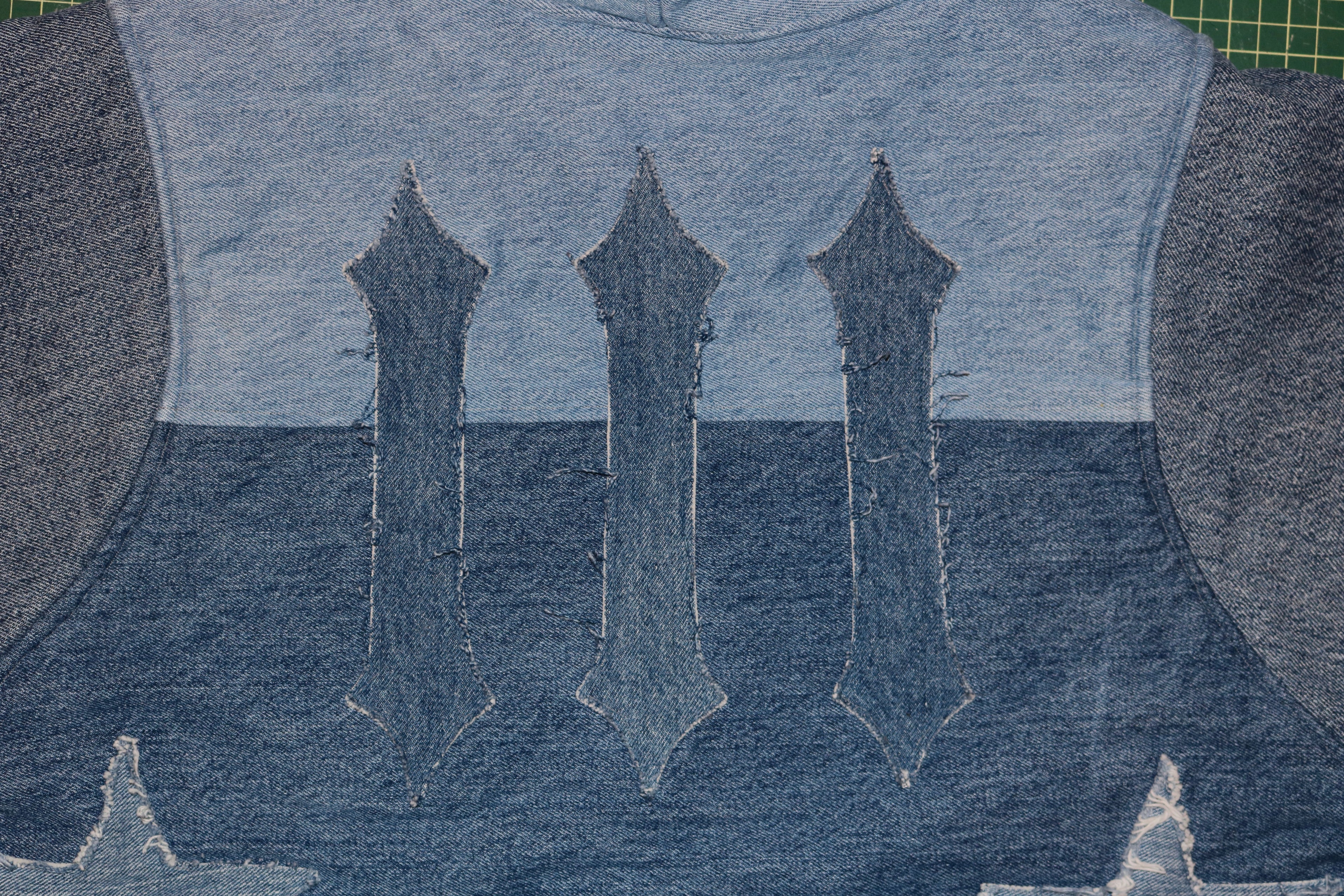 Third Supply Star Denim Upcycled Jacket